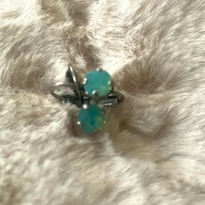 Sabika small blue stone earrings